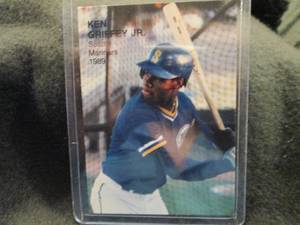 lot 207 image: Rare Custom Print Ken Griffey Jr. Card...