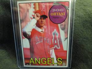 lot 209 image: Rare Custom Print Shohei Ohtani Card...