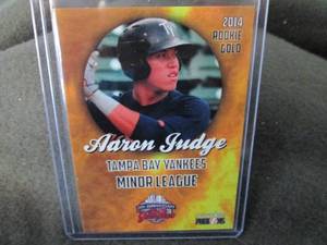 lot 223 image: Rare Custom Print Aaron Judge Card...