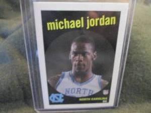 lot 227 image: Rare Custom Print Michael Jordan Card...