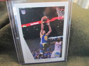 lot 236 image: Rare Custom Print Stephen Curry Card...