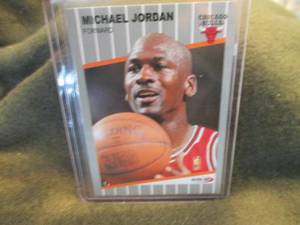 lot 249 image: Rare Custom Print Michael Jordan Card...