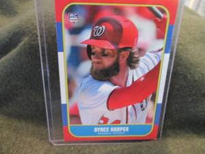 lot 267 image: Custom Print Bryce Harper Card...
