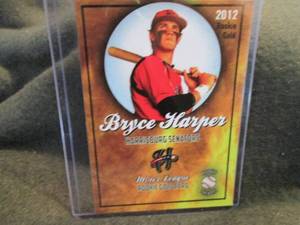 lot 268 image: Custom Print Bryce Harper Card...