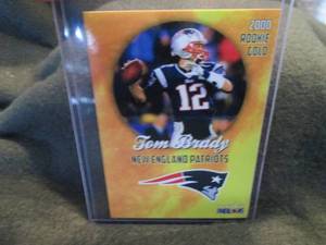 lot 272 image: Custom Print Tom Brady Card...