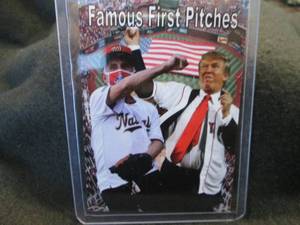 lot 278 image: Custom Print Donald Trump Card...