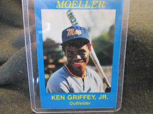 lot 284 image: Custom Print Ken Griffey Jr. Card...