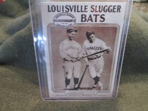 lot 288 image: Custom Print Babe RuthLou Gehrig C...