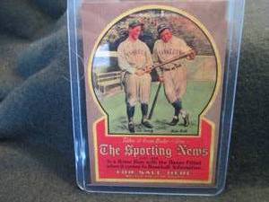 lot 289 image: Custom Print Babe RuthLou Gehrig C...