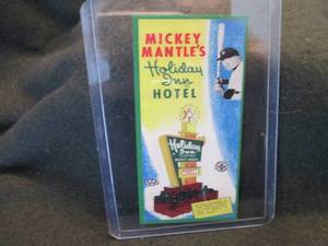 lot 290 image: Custom Print Mickey Mantle Card...