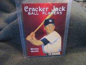 lot 291 image: Custom Print Mickey Mantle Card...