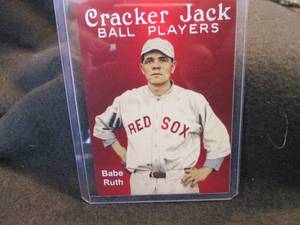 lot 294 image: Custom Print Babe Ruth Card...
