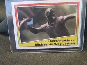 lot 295 image: Custom Print Michael Jordan Card...