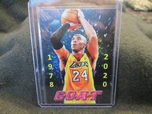 lot 299 image: Custom Print Kobe Bryant Card...