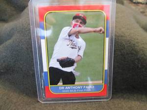 lot 304 image: Custom Print Dr. Anthony Fauci Card...