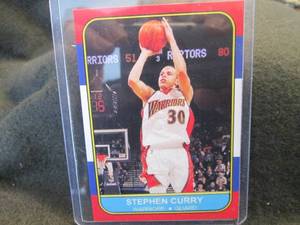 lot 306 image: Custom Print Stephen Curry Card...