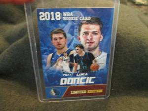 lot 307 image: Custom Print Luka Doncic Card...