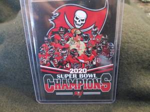 lot 321 image: Custom Print Buccaneers Card...