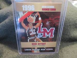 lot 325 image: Custom Print Kobe Bryant Card...