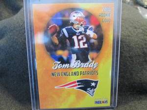 lot 340 image: Custom Print Tom Brady Card...