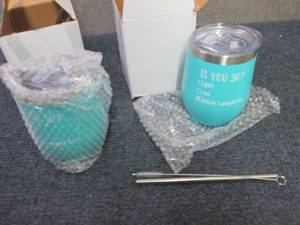 lot 362 image: 2 Insulated Wine Tumblers...
