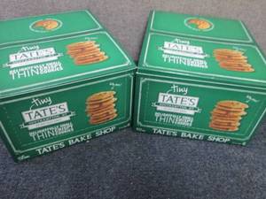 lot 382 image: 2- 12 oz Boxes Tates Bake ShopTiny...