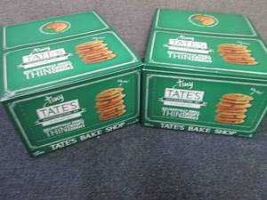 lot 384 image: 2- 12 oz Boxes Tates Bake ShopTiny...