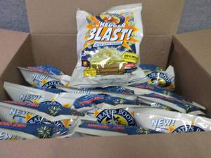 lot 385 image: 12- 4 oz Bags Cheddar Blast Popcorn...