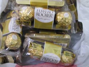 lot 409 image: 12- 1.3 oz Ferrero Rocher Chocolate...