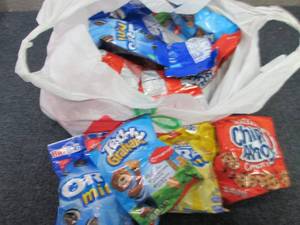 lot 417 image: 18 Bags Assorted Cookies...