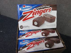 lot 434 image: 3- 12.7 oz 10pks Hostess Zingers be...