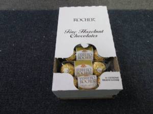 lot 455 image: 12- 1.3 oz pks Ferrero Rocher Choco...