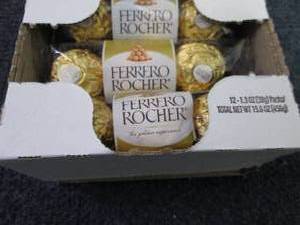lot 457 image: 12- 1.3 oz pks Ferrero Rocher Choco...