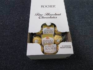 lot 460 image: 12- 1.3 oz pks Ferrero Rocher Choco...