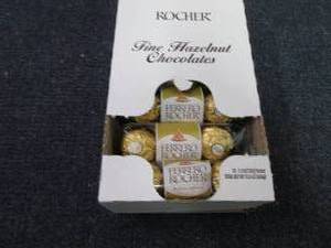 lot 464 image: 12- 1.3 oz pks Ferrero Rocher Choco...
