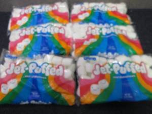 lot 474 image: 6- 12 oz bags Jet Puffed Marshmallo...