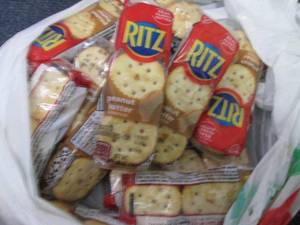 lot 480 image: 18 pks  Ritz  Peanut Butter Cracker...