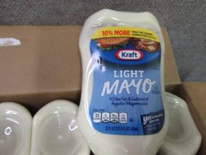 lot 484 image: 8- 22 oz Bottles Kraft Light Mayo...