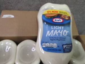 lot 485 image: 8- 22 oz Bottles Kraft Light Mayo...