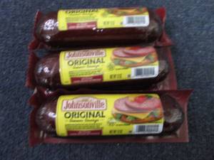 lot 507 image: 3- 12 oz Johnsonville Original Summ...