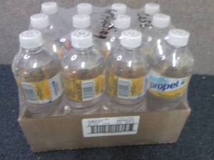 lot 519 image: 12- 24 oz Bottles Propel Mango...