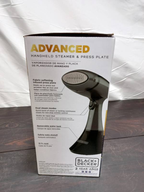 Black+Decker Advanced Handheld Steamer & Press Plate, Ho! Ho! Ho! Just in  Time for Christmas!!!