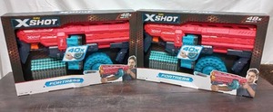 Pair Of Zuru X-Shot Fortress Toy Guns
