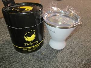 lot 16 image: 10 oz martini stainless steel cup ...