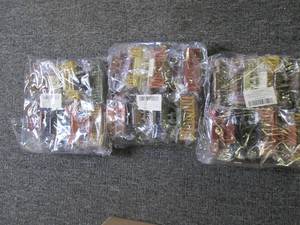 lot 45 image: 3 new packages of 10 claw clips for...