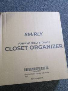 lot 46 image: new hanging shelf storage closet or...