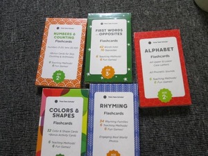 lot 56 image: 5 sets of new kids flash cards ...
