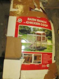 lot 77 image: barn ranch chicken coop open box...