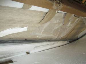 lot 113 image: sliding barn door tv center ...