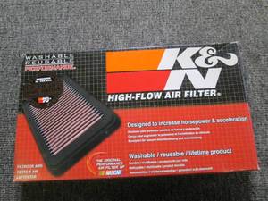 lot 130 image: K&N high flow air filter 33-2451...